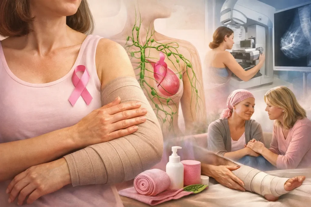 Lymphedema Supportive Care for Women’s Health in Breast Cancer